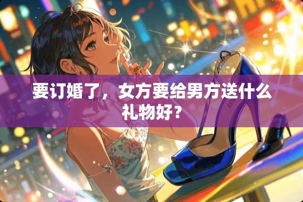 要订婚了，女方要给男方送什么礼物好？