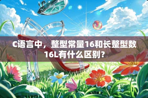 C语言中，整型常量16和长整型数16L有什么区别？