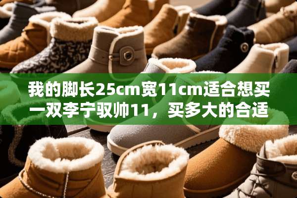 我的脚长25cm宽11cm适合想买一双李宁驭帅11，买多大的合适？