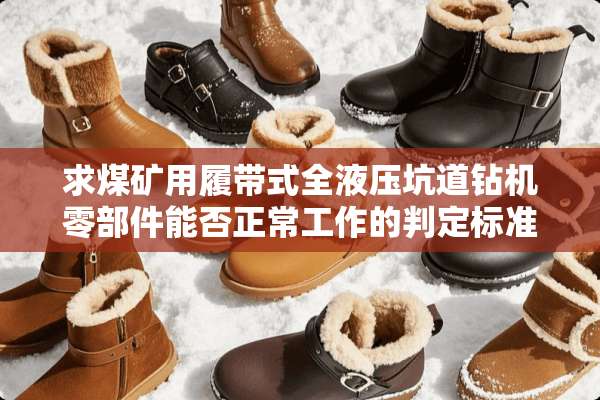 求煤矿用履带式全液压坑道钻机零部件能否正常工作的判定标准