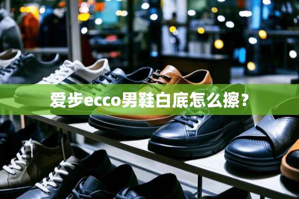 爱步ecco男鞋白底怎么擦？