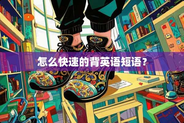 怎么快速的背英语短语？