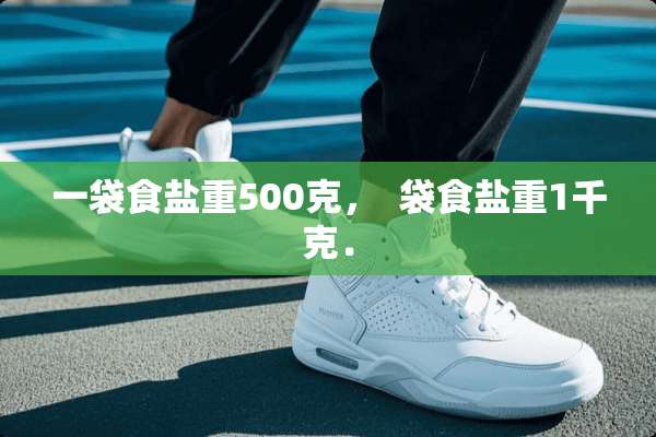 一袋食盐重500克，  袋食盐重1千克．