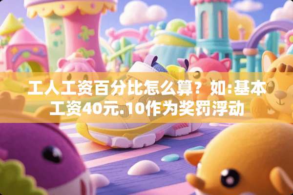 工人工资百分比怎么算？如:基本工资40元.10作为奖罚浮动