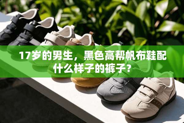 17岁的男生，黑色高帮帆布鞋配什么样子的裤子？