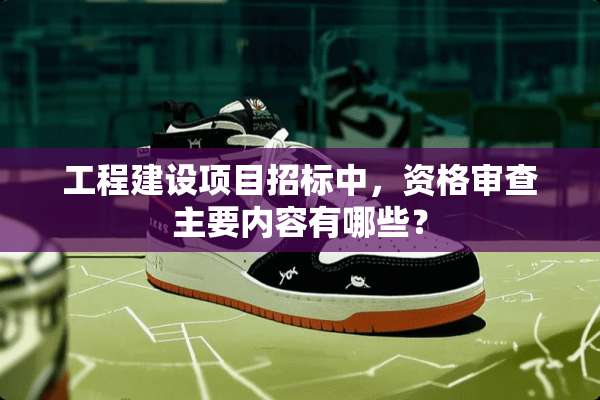 工程建设项目招标中，资格审查主要内容有哪些？