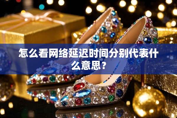 怎么看网络延迟时间分别代表什么意思？