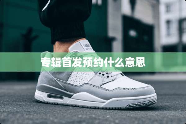 专辑首发预约什么意思