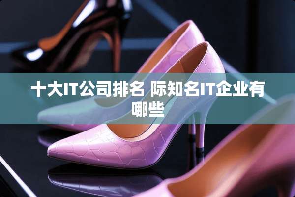 十大IT公司排名 际知名IT企业有哪些