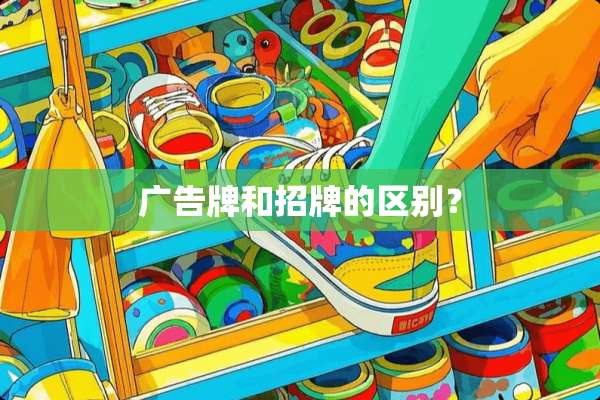 广告牌和招牌的区别？