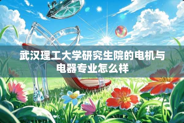 武汉理工大学研究生院的电机与电器专业怎么样