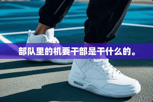 **里的机要干部是干什么的。