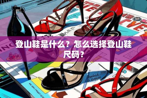 登山鞋是什么？怎么选择登山鞋尺码？