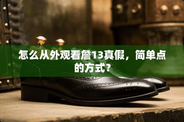 怎么从外观看詹13真假，简单点的方式？