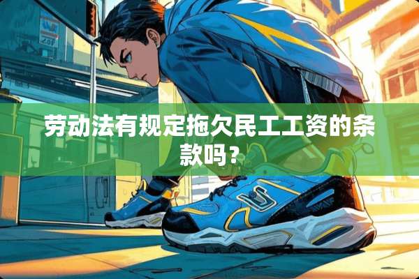 劳动法有规定拖欠民工工资的条款吗？
