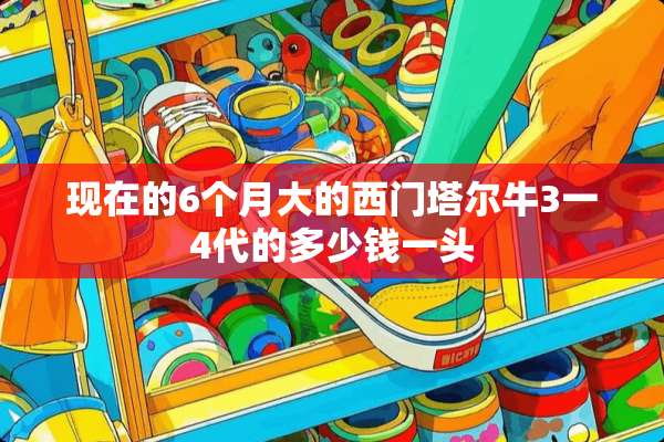 现在的6个月大的西门塔尔牛3一4代的多少钱一头