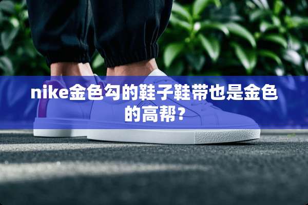 nike金色勾的鞋子鞋带也是金色的高帮？