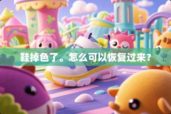 鞋掉色了。怎么可以恢复过来？