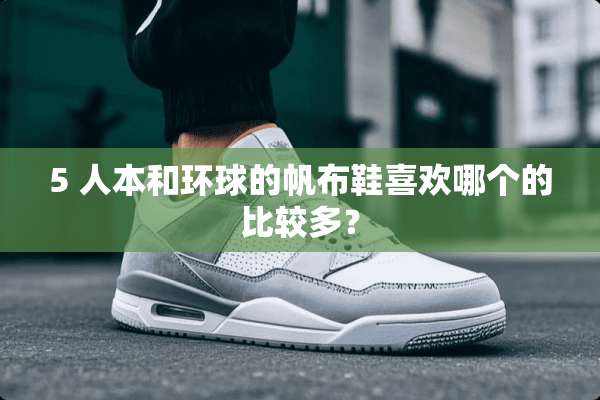 5 人本和环球的帆布鞋喜欢哪个的比较多？