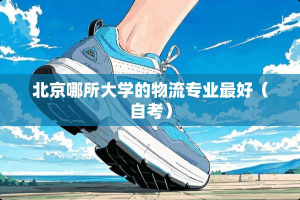 北京哪所大学的物流专业最好（自考）