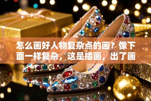 怎么画好人物复杂点的画？像下面一样复杂，这是插画，出了画插画之类画画的技巧方法