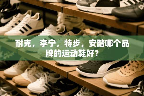 耐克，李宁，特步，安踏哪个品牌的运动鞋好？