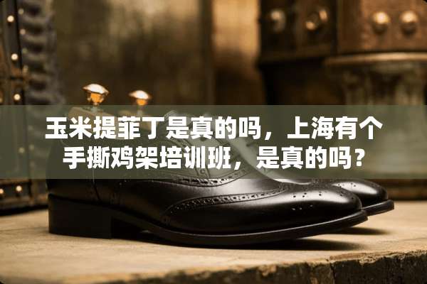 玉米提菲丁是真的吗，上海有个手撕鸡架培训班，是真的吗？