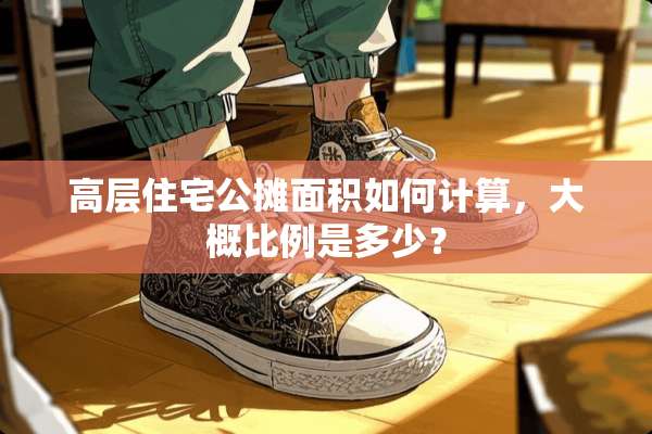 高层住宅公摊面积如何计算，大概比例是多少？