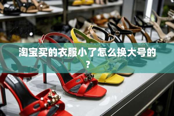 淘宝买的衣服小了怎么换大号的？