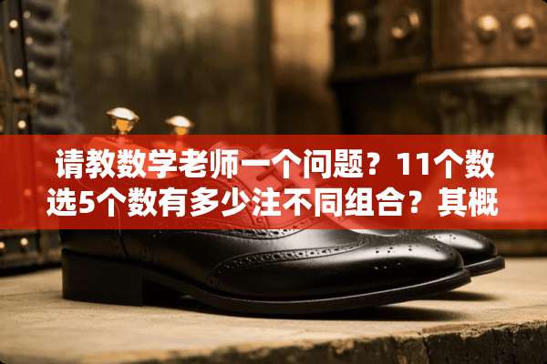请教数学老师一个问题？11个数选5个数有多少注不同组合？其概率是多少？