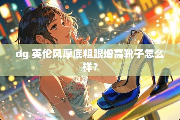 dg 英伦风厚底粗跟增高靴子怎么样？