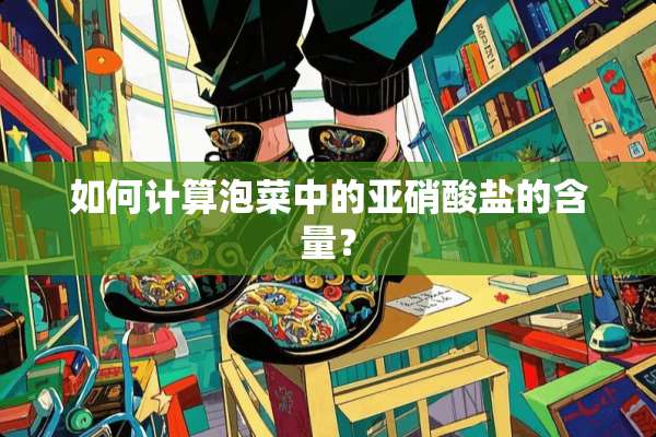 如何计算泡菜中的**酸盐的含量？