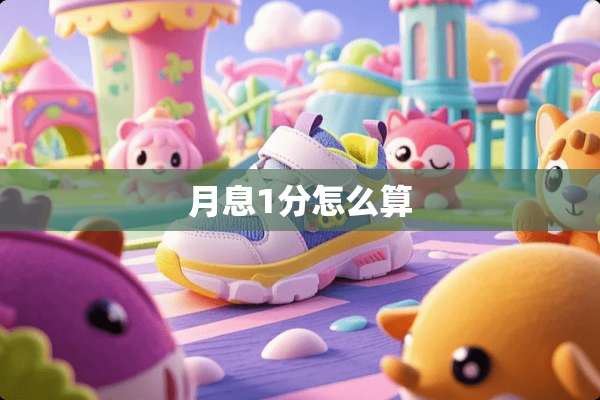 月息1分怎么算