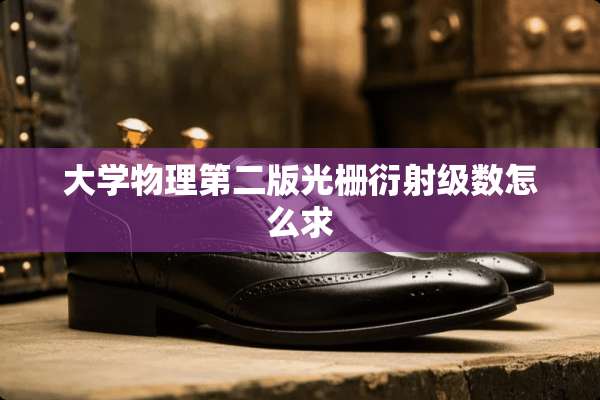 大学物理第二版光栅衍射级数怎么求