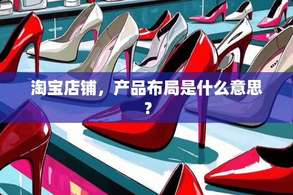 淘宝店铺，产品布局是什么意思？