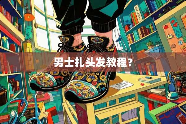 男士扎头发教程？
