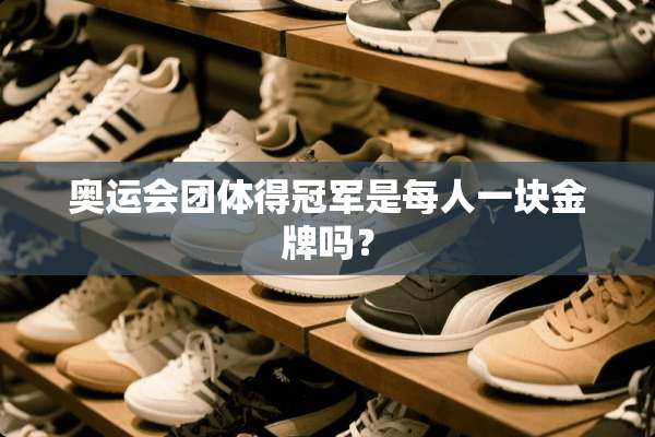 奥运会团体得冠军是每人一块金牌吗？