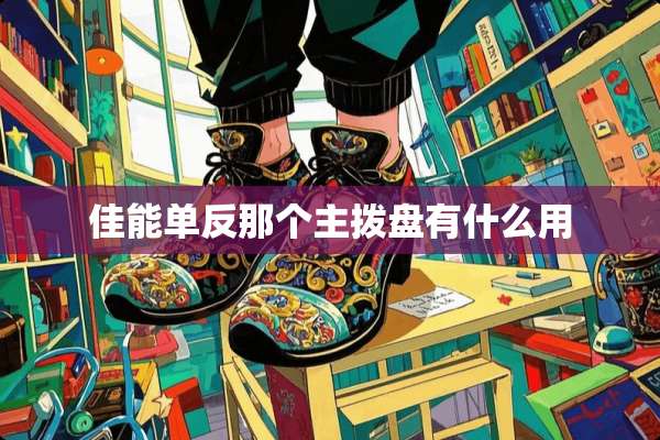 佳能单反那个主拨盘有什么用