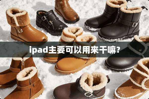 ipad主要可以用来干嘛？