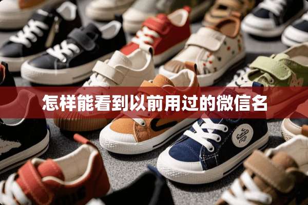 怎样能看到以前用过的微信名