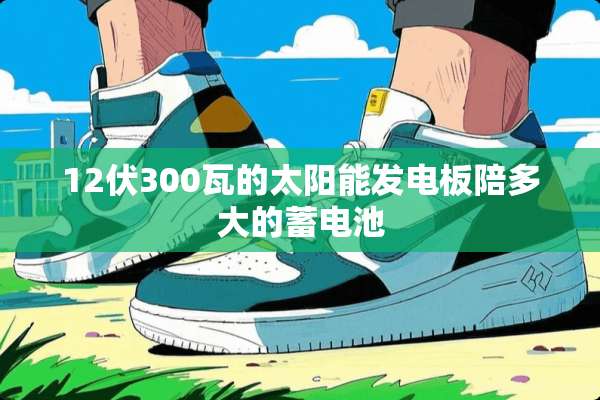 12伏300瓦的太阳能发电板陪多大的蓄电池