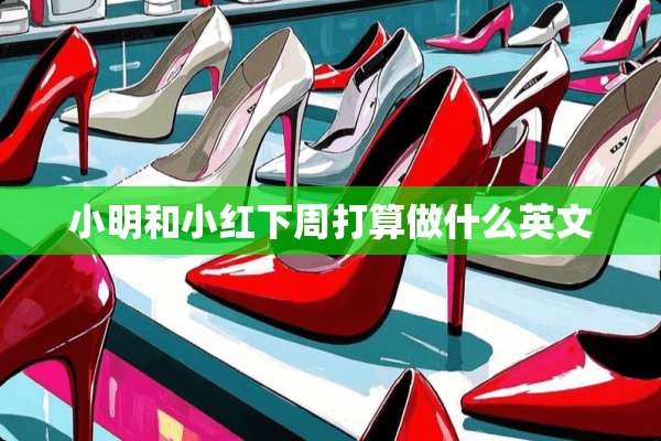 小明和小红下周打算做什么英文