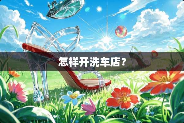 怎样开洗车店？