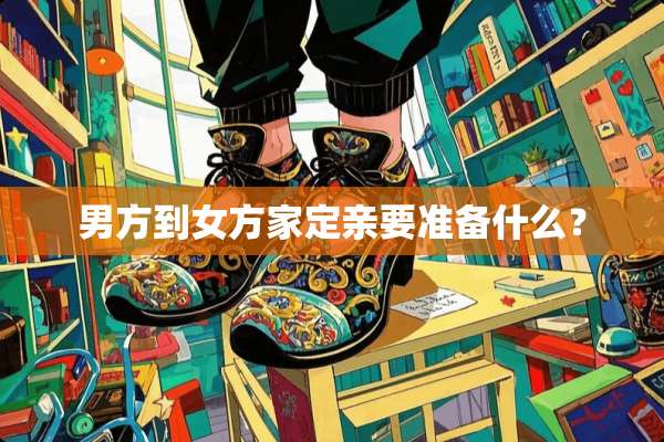 男方到女方家定亲要准备什么？