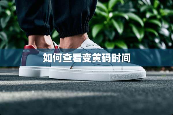 如何查看变黄码时间