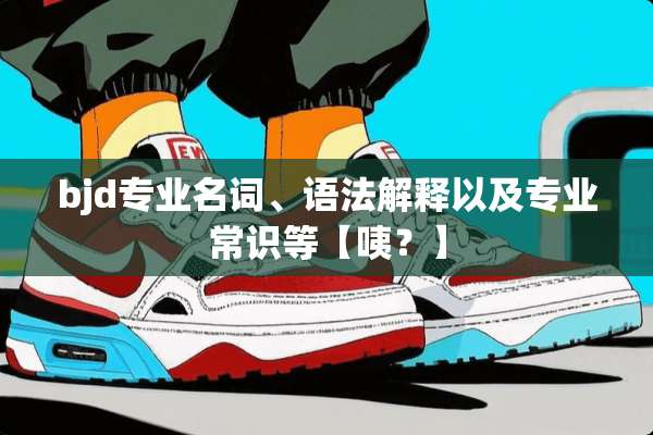 bjd专业名词、语法解释以及专业常识等【咦？】