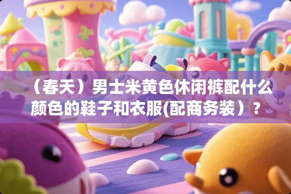（春天）男士米**休闲裤配什么颜色的鞋子和衣服(配商务装）？