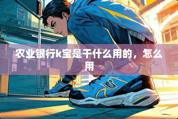 农业银行k宝是干什么用的，怎么用