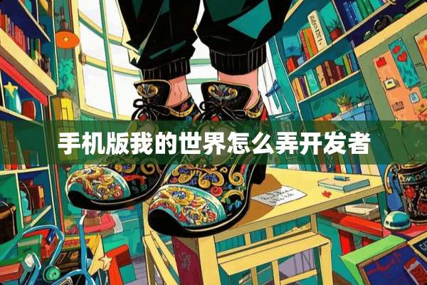 手机版我的世界怎么弄开发者