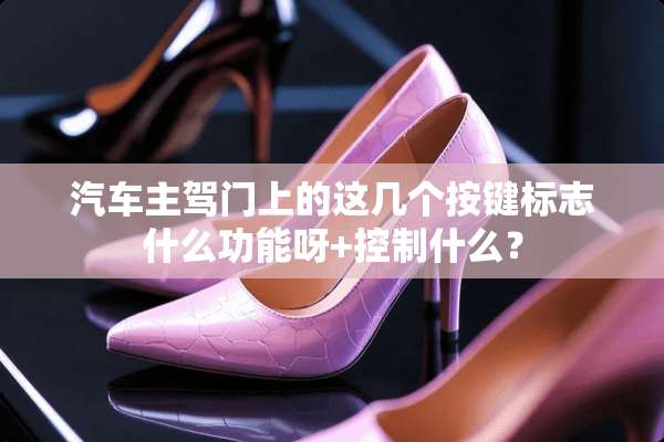 汽车主驾门上的这几个按键标志什么功能呀+控制什么？